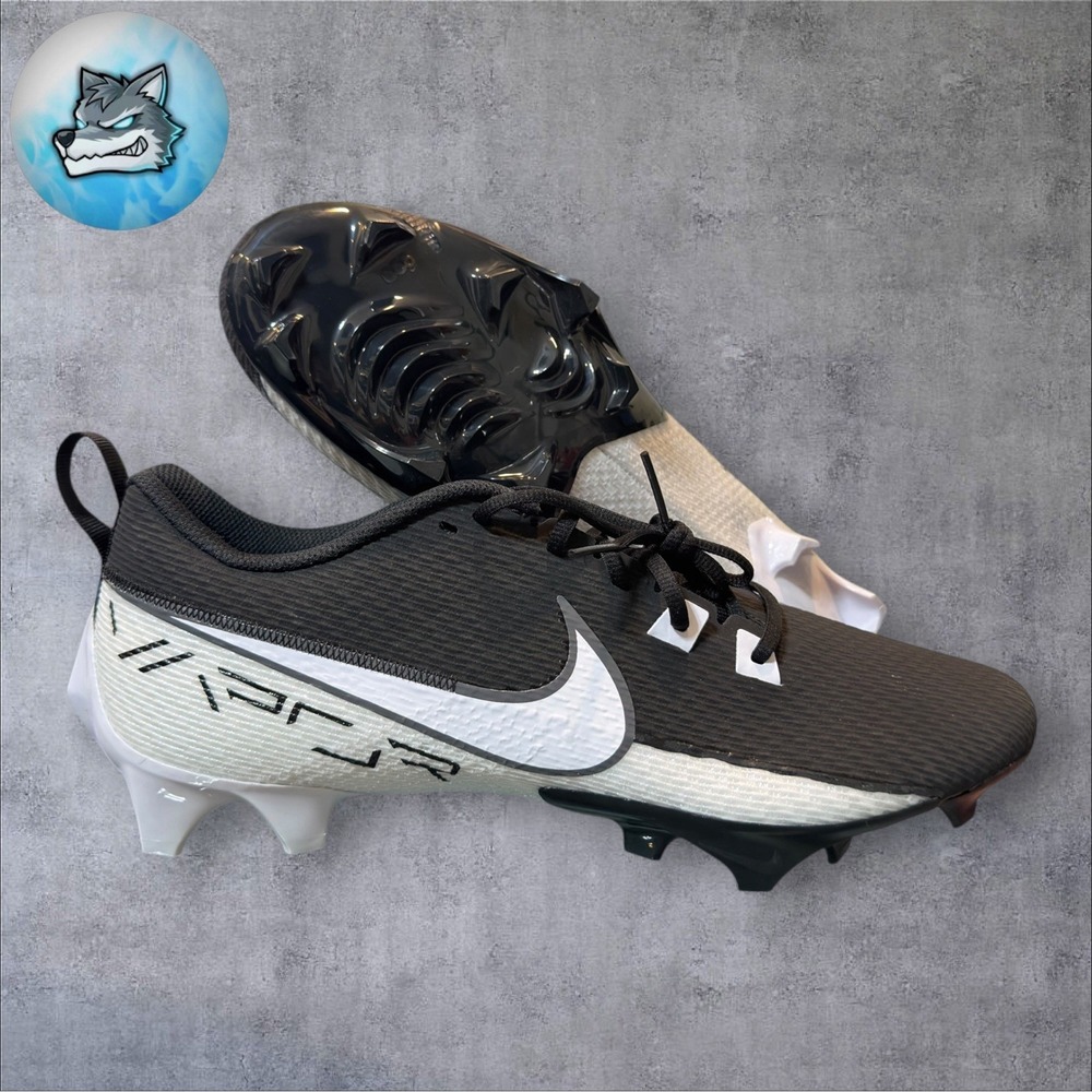 Nike Vapor Edge Speed 360 2 Football Cleats Size 13.5 Black/White DA5455-001 NEW